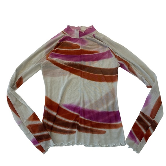 Free People Jump Off Sheer Layering Long Sleeve Tee - Picture 5 of 11